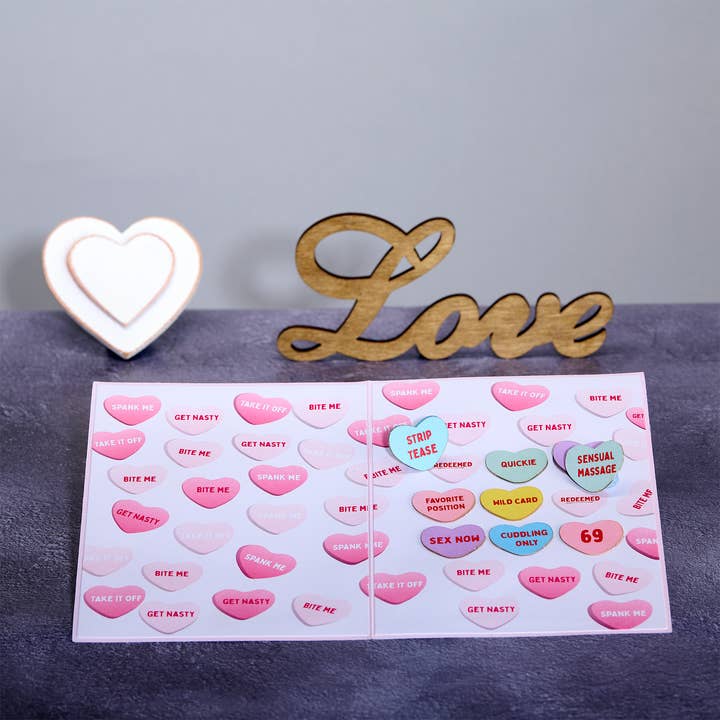 Freche Herzen Lustige 3D-Pop-Up Romantische Gutschein-Karte für den Großhandel von Dirty Pop Cards