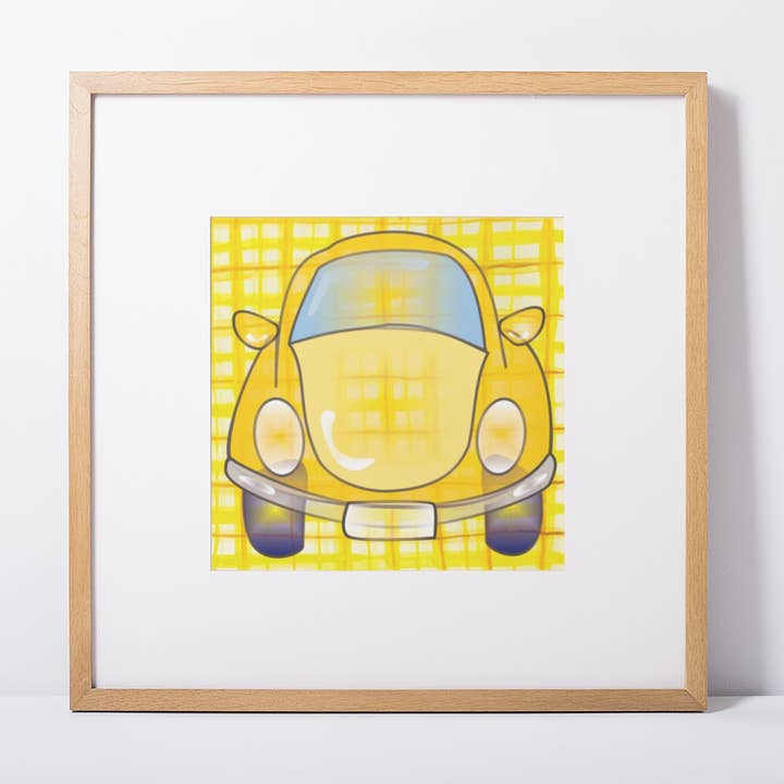 Scottish Beetle Car Yellow for wholesale by Urban Kolor