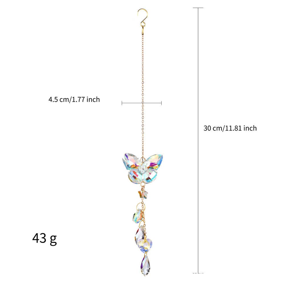 Dipped Shop – wholesale Suncatcher – Butterfly Crystal Suncatcher Home Hangings DP25A9300