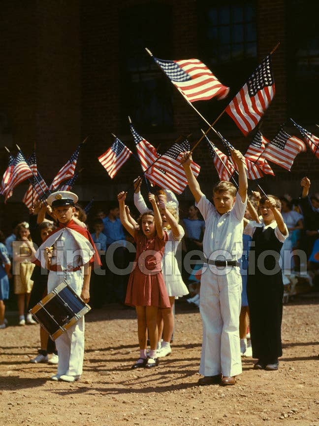 1942 Kinder Patrioten, CT für den Großhandel von Print Collection
