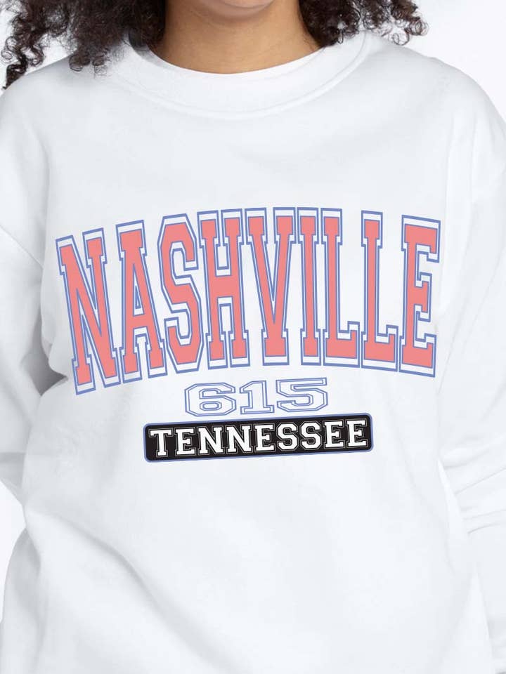 M7904-SW NASHVILLE Grafik-Sweatshirts für den Großhandel von HARANG