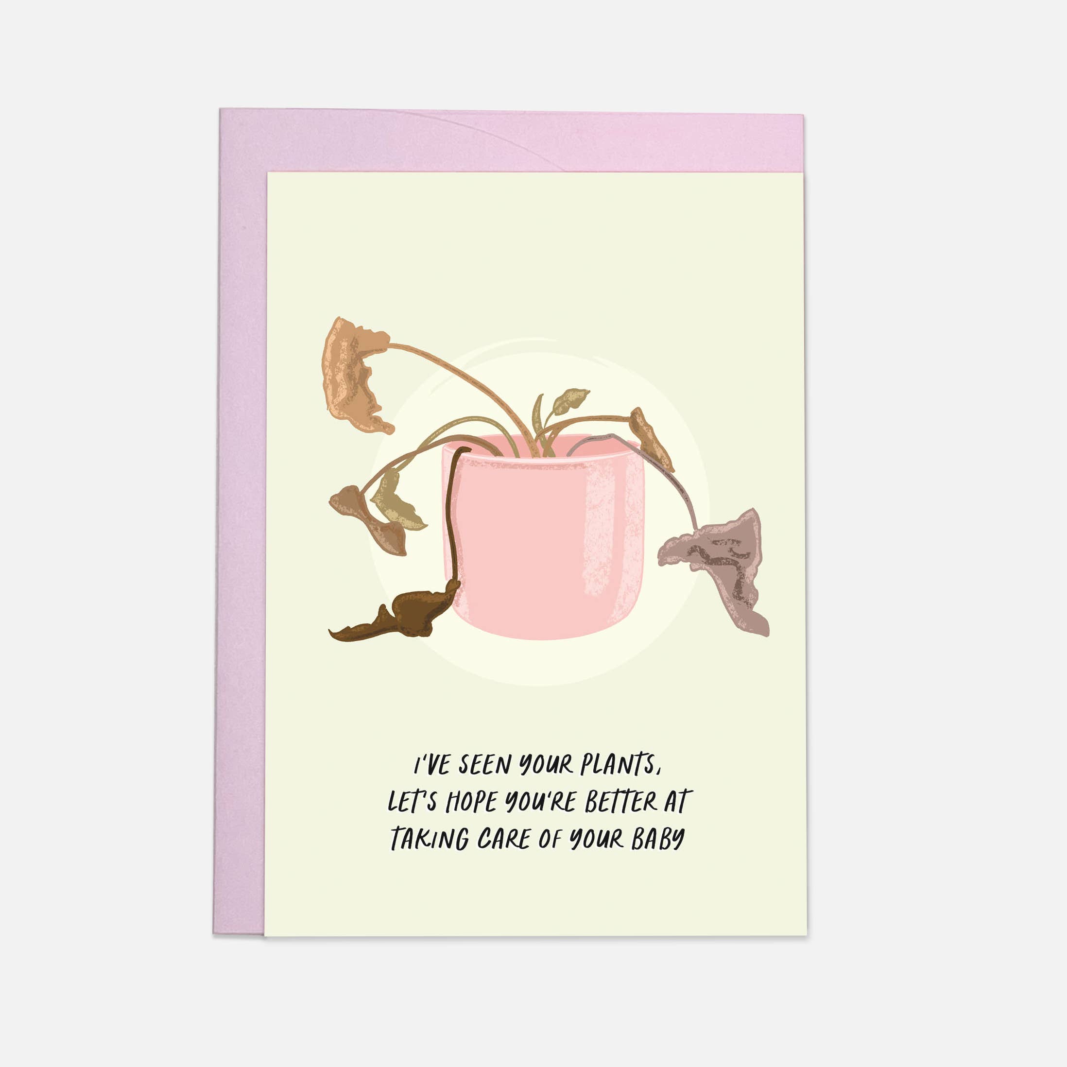 Kaart Blanche - Wholesale Baby Card - Baby care greeting card