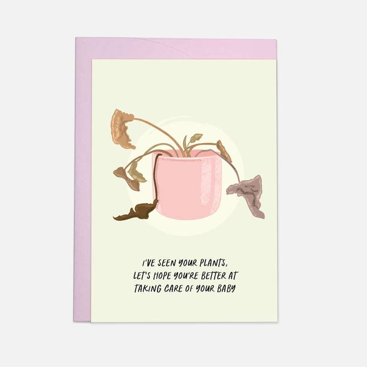 Tarjeta de felicitación para el cuidado del bebé para venta al por mayor de Kaart Blanche