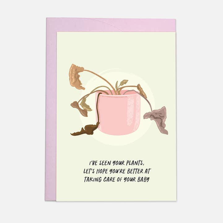 Kaart Blanche - Wholesale Baby Card - Baby care greeting card0