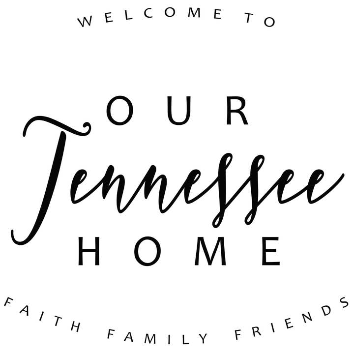 Velkommen til vores Tennessee-hjem, køkkenhåndklæde for engroshandel hos Distinctive Design Wholesale