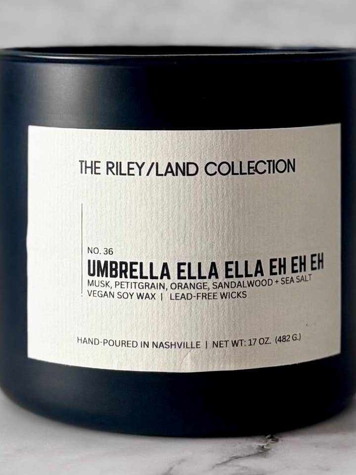 PARAGUAS ELLA ELLA ELLA EH EH EH VELA | SAL MARINA + SÁNDALO para venta al por mayor de THE RILEY/LAND COLLECTION