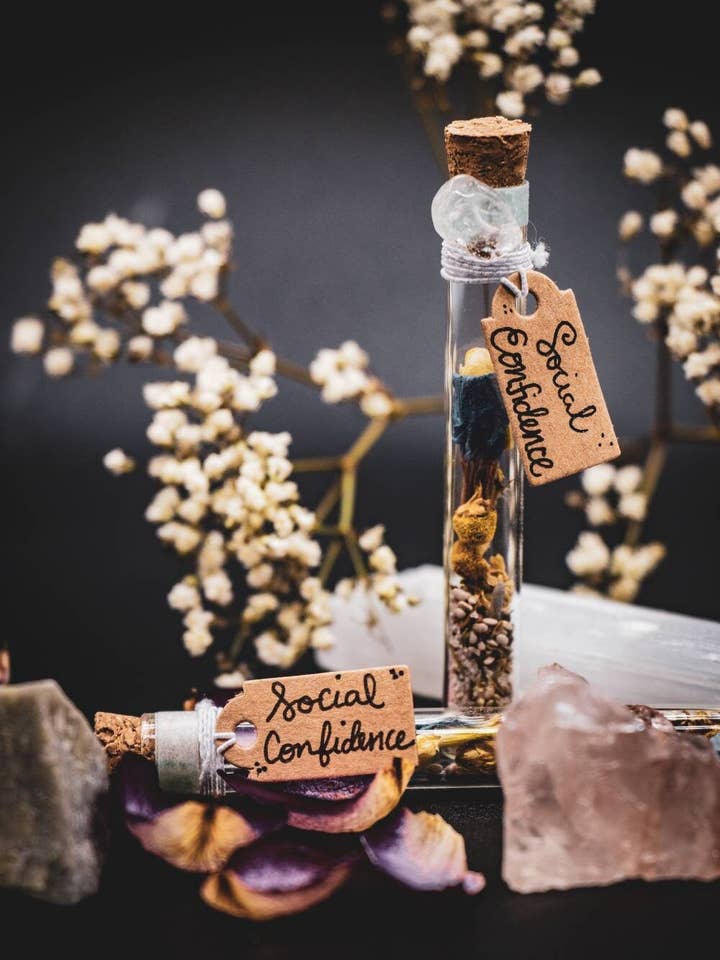 Social Confidence Spell Vial for wholesale by The Pleiadian Altar