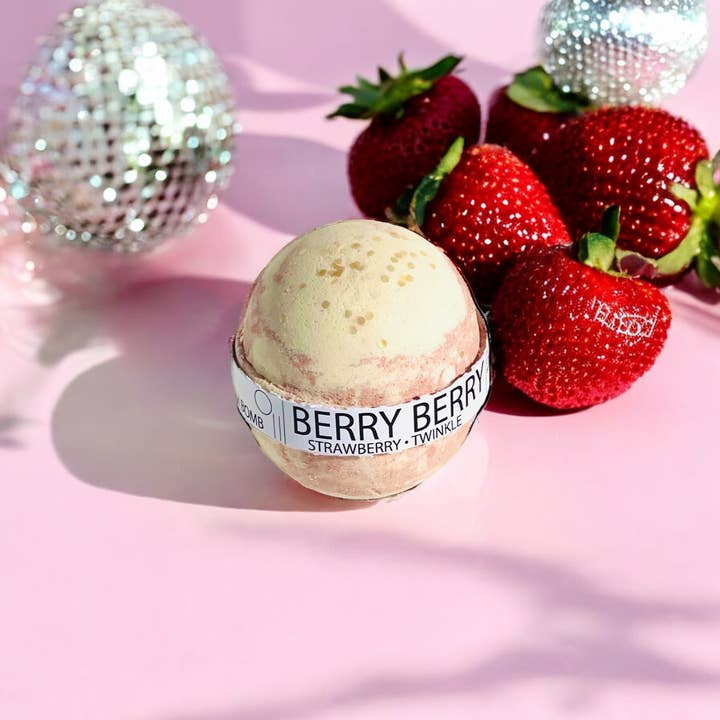 Berry Berry Strawberry grote badbom - 8 oz voor wholesale door Pure Drop