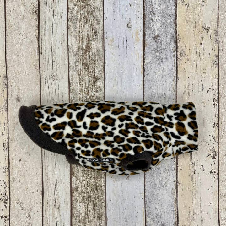 Doghouse – wholesale Pet jumper – Dog – Dachshund Wild Animal Print Fleece Jumper1