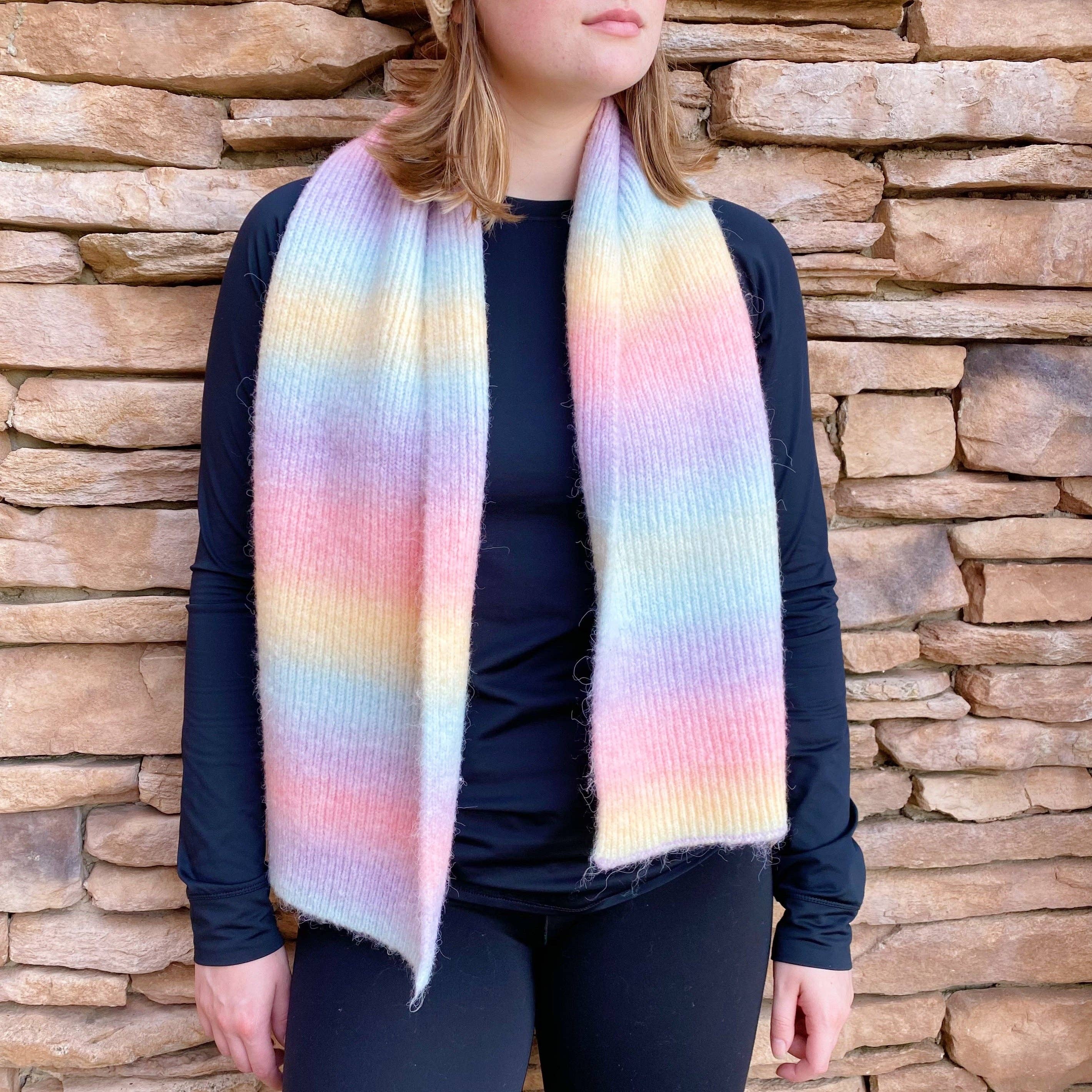 Ellison+Young - Wholesale Scarf - Women's - Unicorn In My Dream Cozy Knit Scarf2
