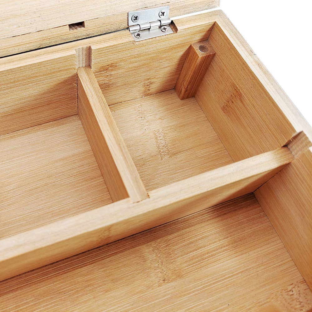 Wise Skies – wholesale Humidor/cigar accessory – Wise Skies Bamboo Black Wooden Deluxe Rolling Box4