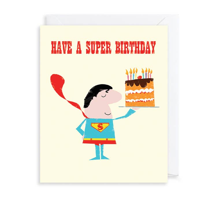 Super Birthday, Birthday Card for wholesale by The Art File