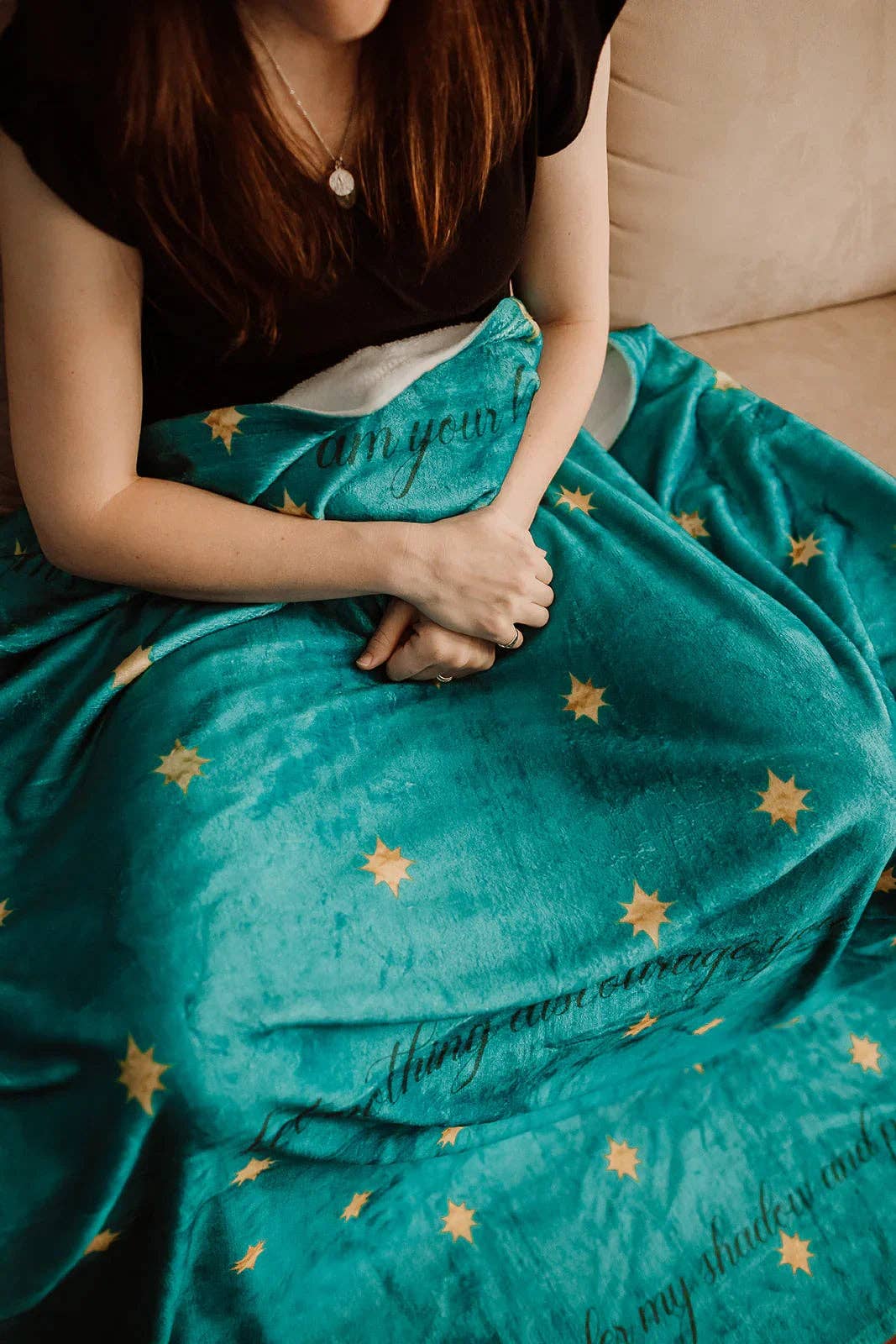 worthy of Agape - Wholesale Throw Blanket - Our Lady of Guadalupe Mantle Blanket2