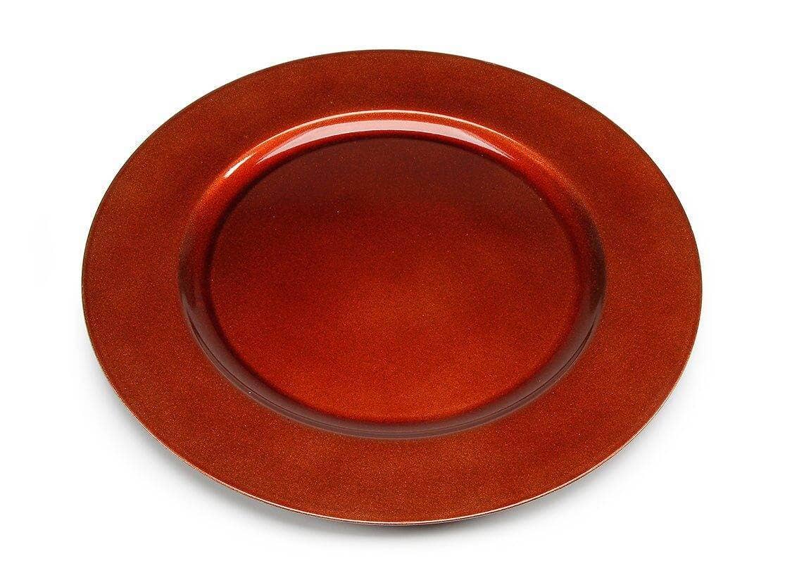 Party Expo, LLC - Wholesale Charger Plate - Brown Charger Plate0