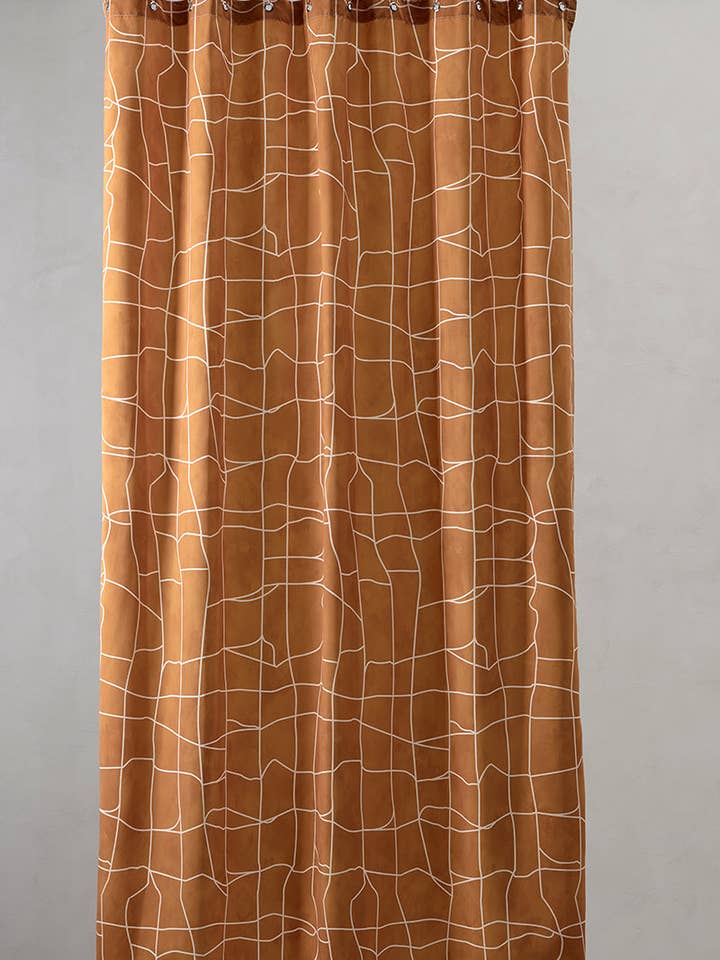 Cortina de Chuveiro Mosaico com Ilhós 200 cm por atacado de Compliments