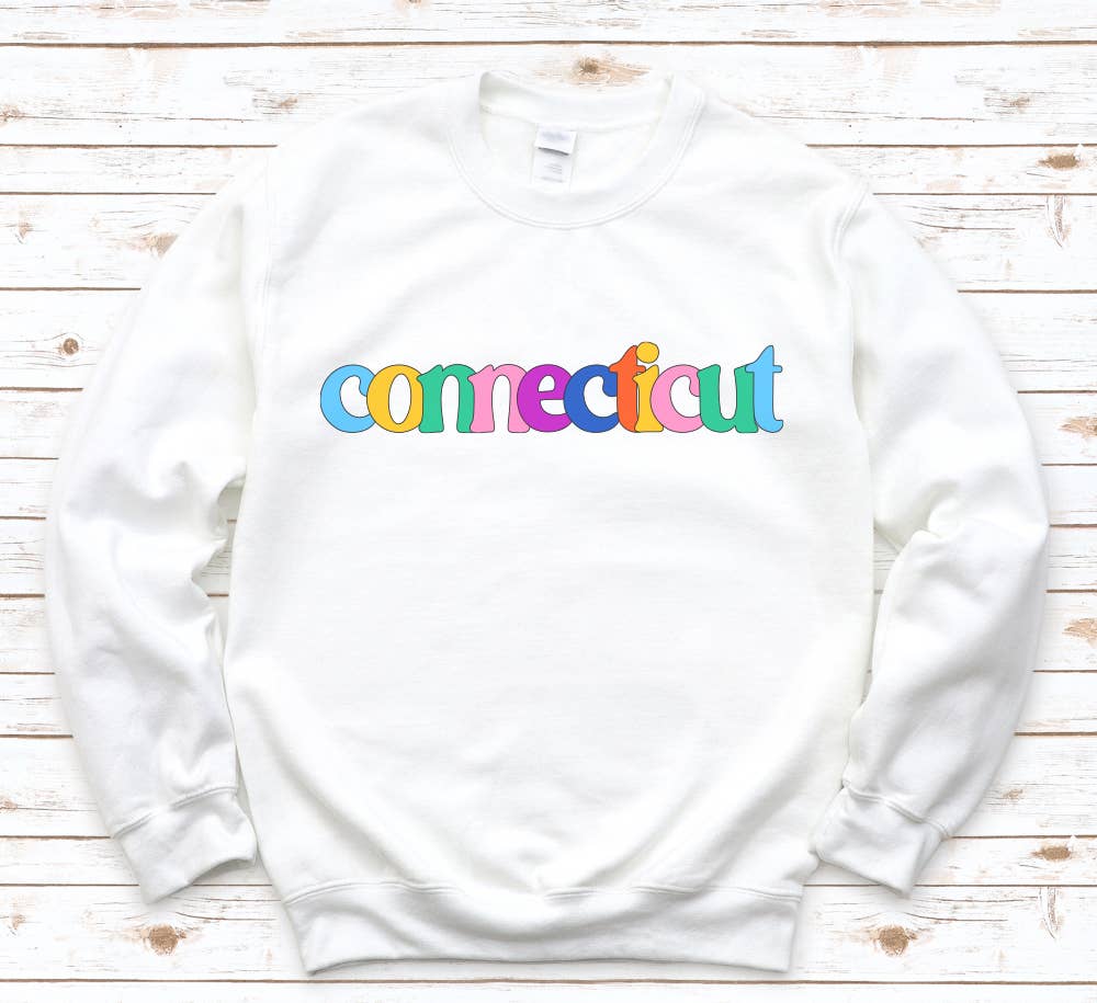 Quotable Life - Wholesale Graphic Sweatshirt - Women's - Custom Happy State Sweatshirt1
