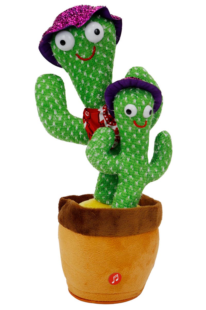 Cap Zone - Vente Peluche – enfant et bébé - Jouet imitant le son Double Fiesta Sombrero Cactus9