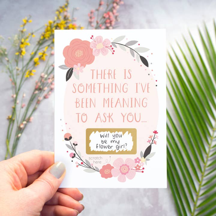 Joanne Hawker – wholesale Wedding card – Will You Be My Bridesmaid Scratch card2