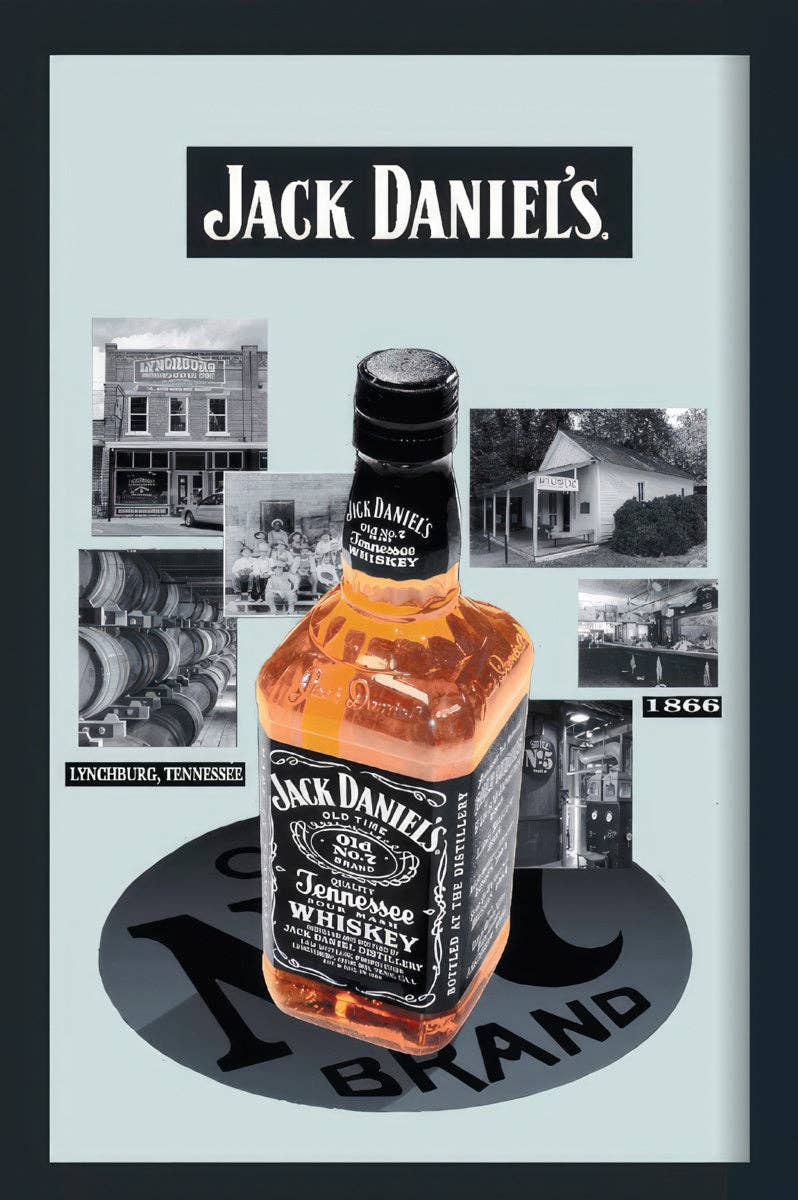 Close Up GmbH - Wholesale Vanity Mirror - Jack Daniel's Spiegel Bottle & Distillery