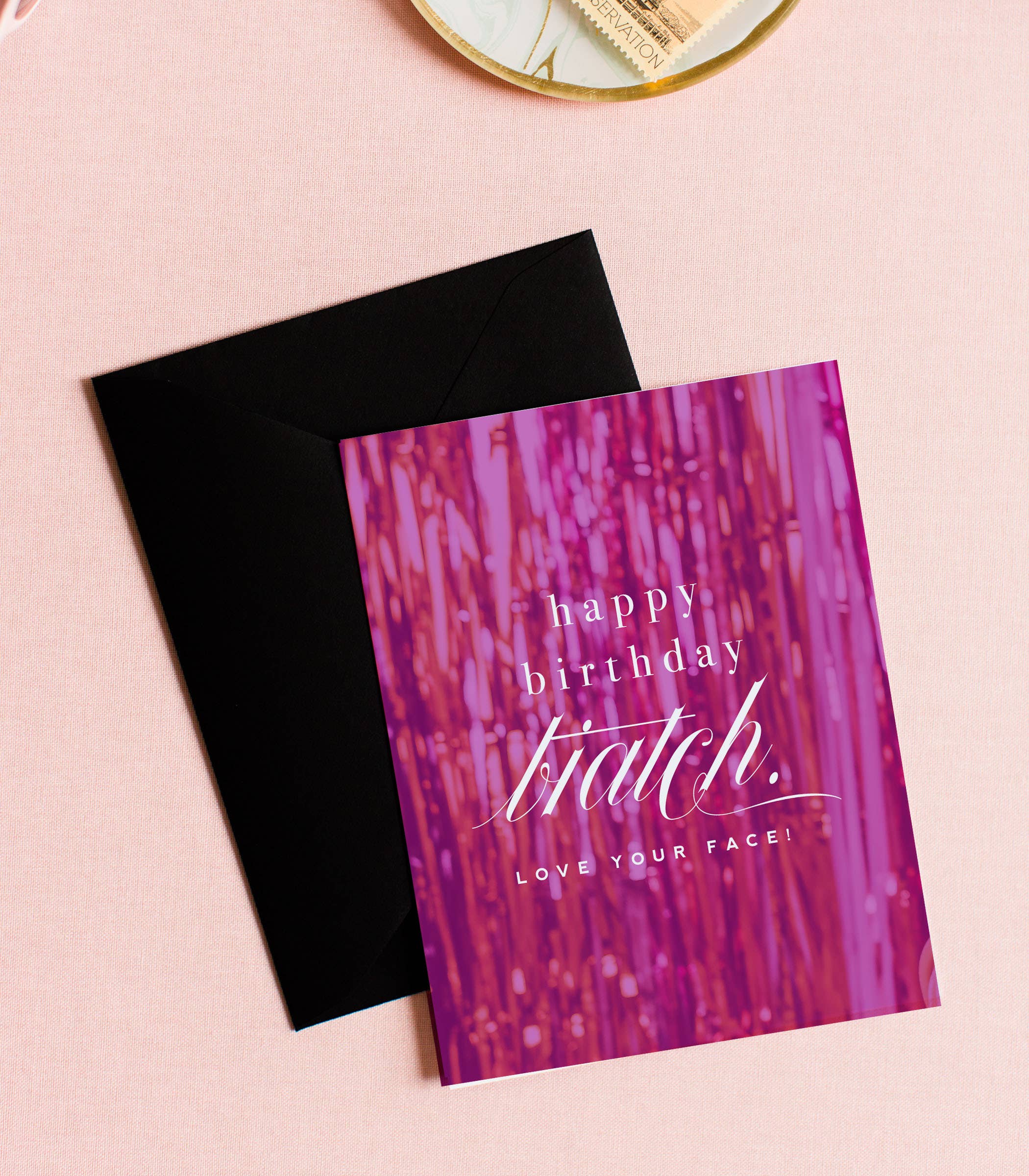 Kitty Meow Boutique - Wholesale Birthday Card - Happy Birthday Biatch - Funny Birthday Greeting Card for Her2