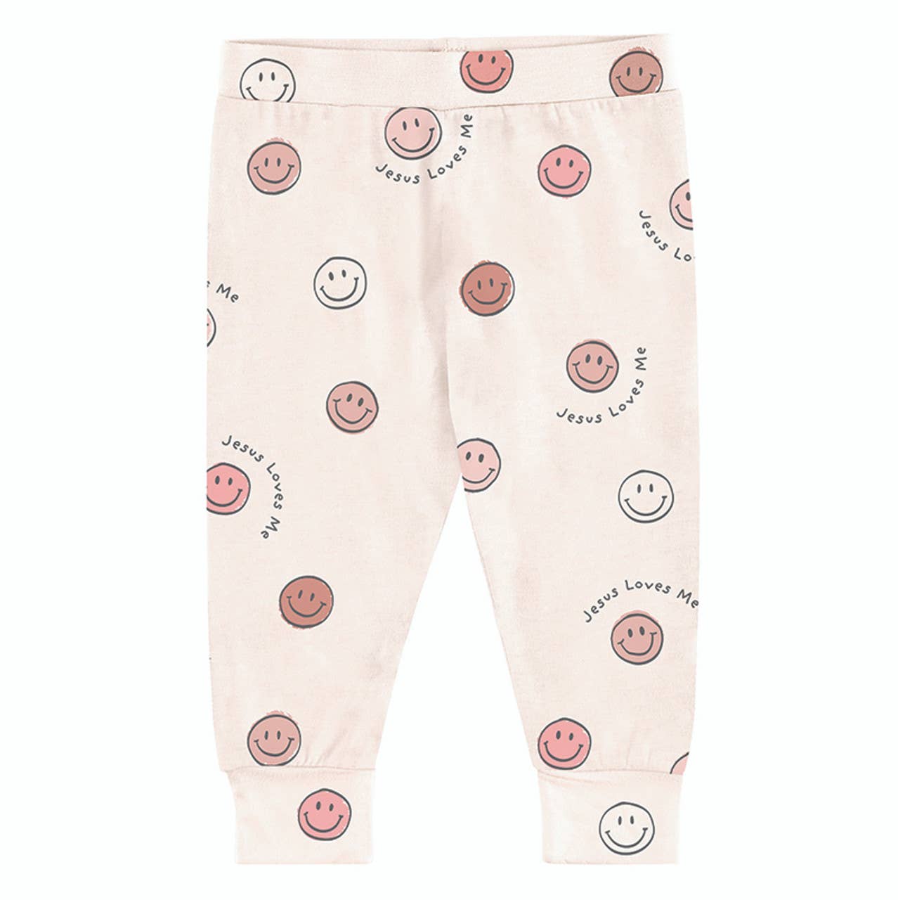 Stephan Baby by Creative Brands - Wholesale Sleepwear Set - Kids - Two-Piece PJ Set - Jesus Loves Me Pink1