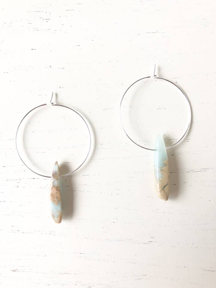 The Henley Blue Jasper - Silver for wholesale by Stoll & Heart