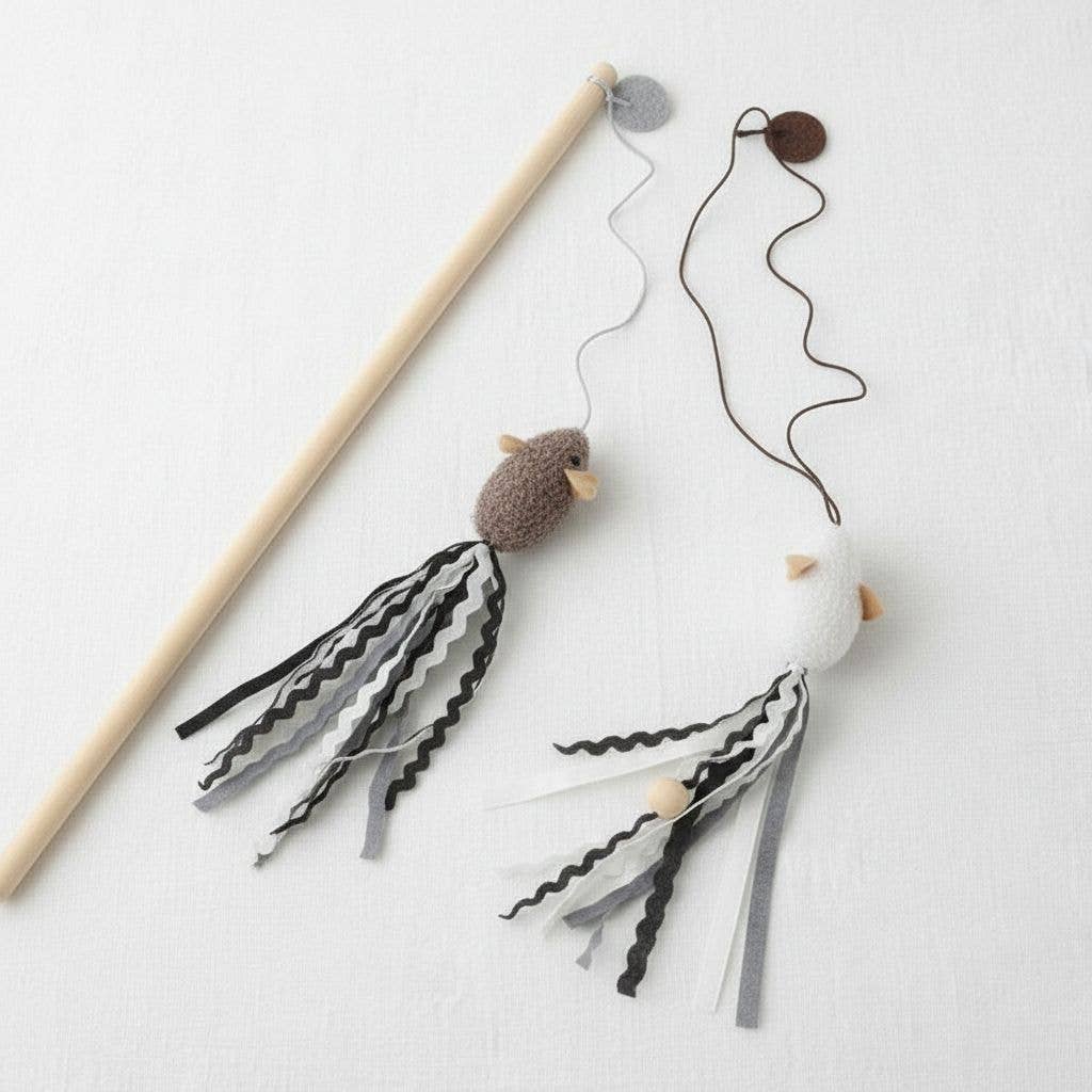 kapeit - Wholesale Pet Toy - Cat/Dog - Interactive Plush Mouse Teaser Toy for Cats3