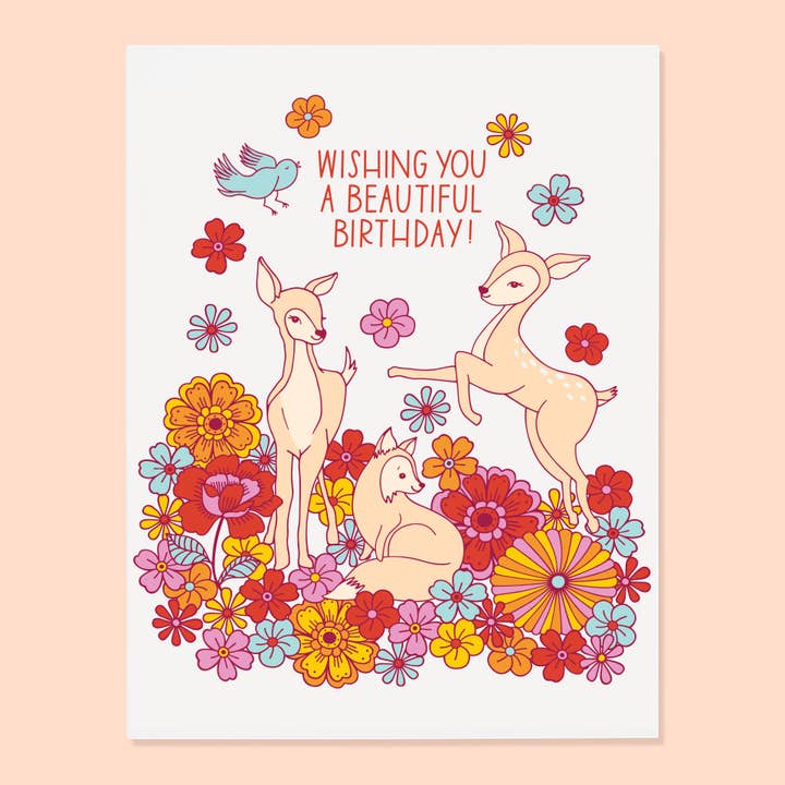 Forest Bday Card for wholesale by The Good Twin