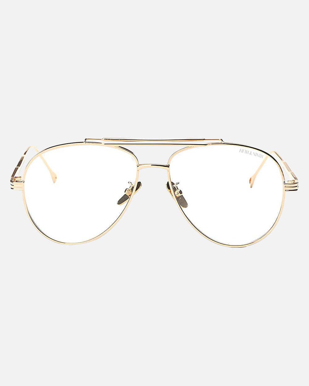 Gold Spencer Blue Light Glasses for wholesale on Faire0