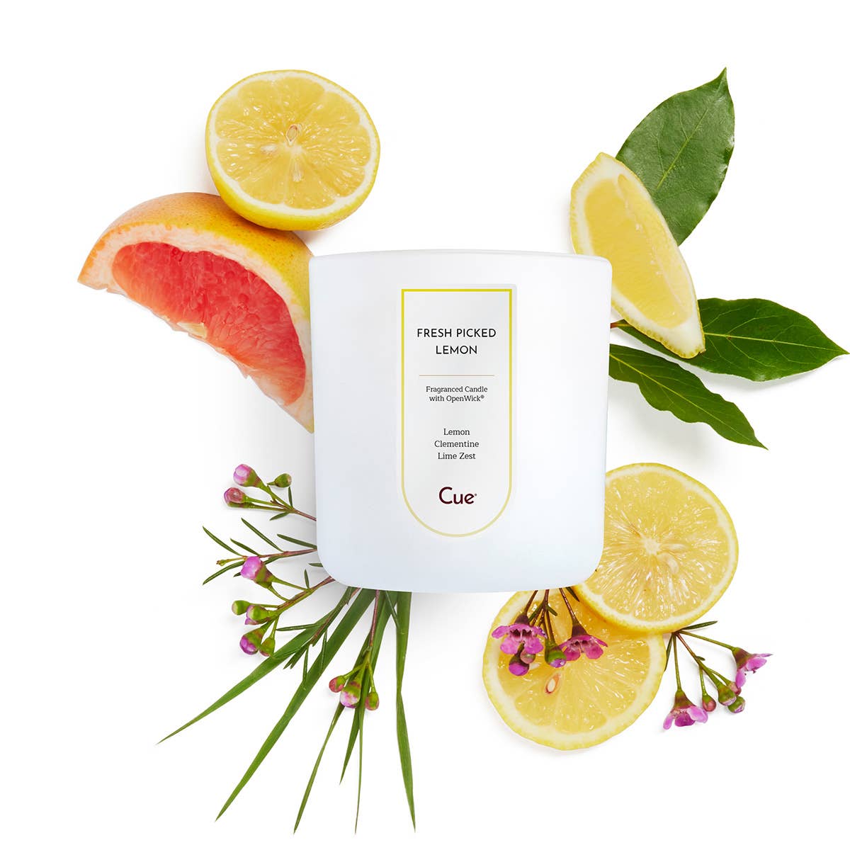 Cue - Wholesale Pot/gevulde kaars - Vers geplukte citroenkaars3