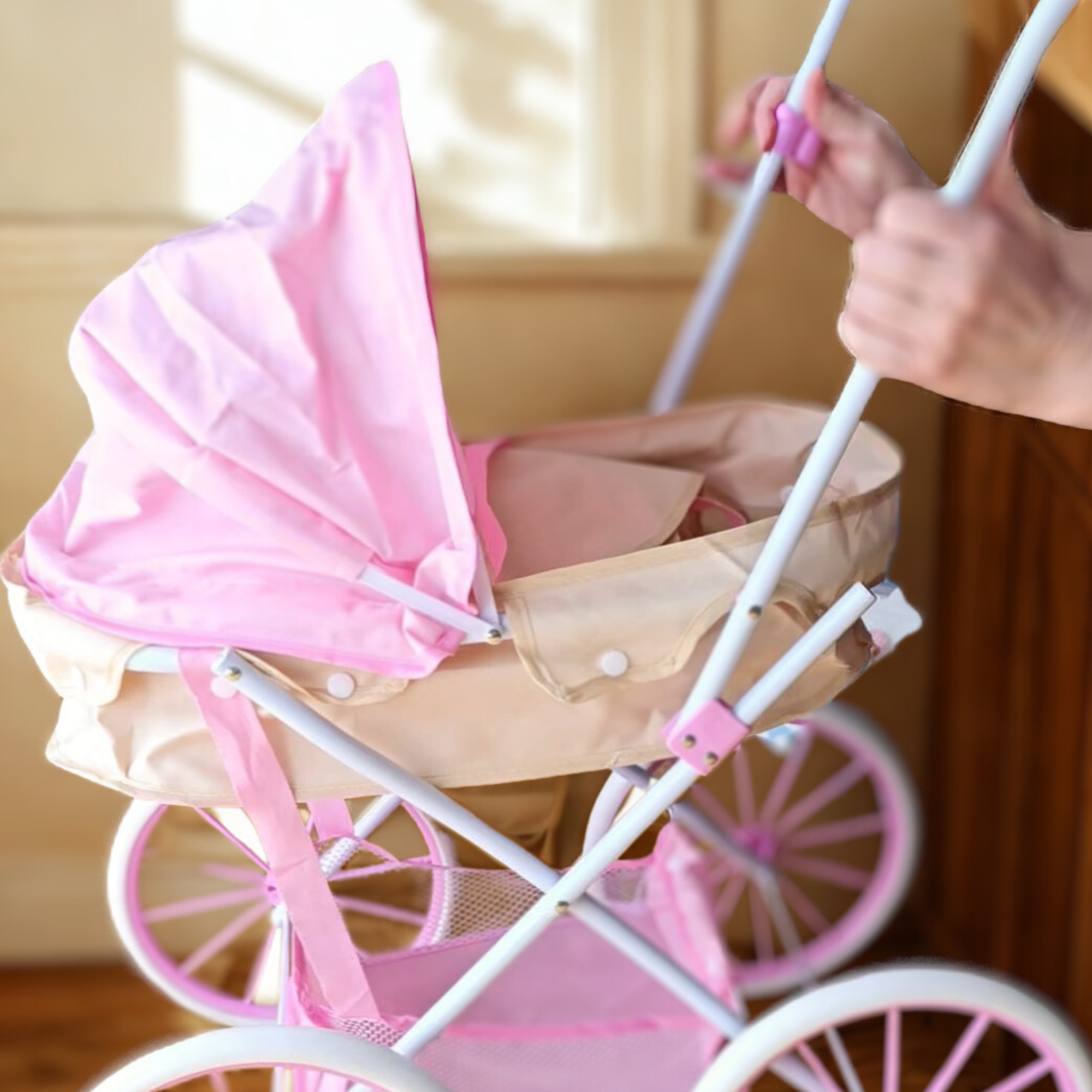 Maria & Jesus - Wholesale Doll Stroller - Kids - Reborn Baby Stroller - Suitable for dolls up to 48cm - Gift Bag6