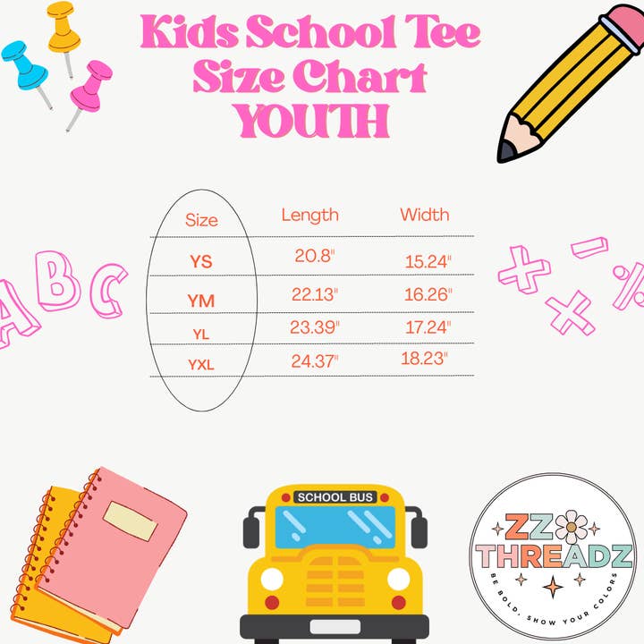 ZZ Threadz - Wholesale Screen Printed T-Shirt - Kids - Third Graphic Tee4