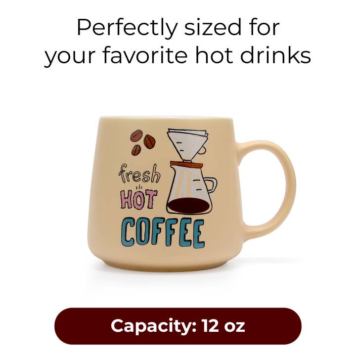 Vin Fresco - Wholesale Coffee Mug - Vin Fresco 12 oz Ceramic Coffee Mug1