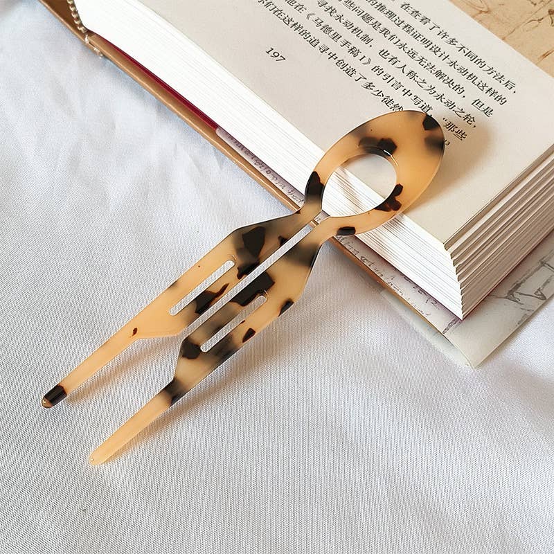 Tourtiwi - Vente Épingles à cheveux - Épingle à cheveux en acétate en forme de U, épingle à cheveux à texture colorée1