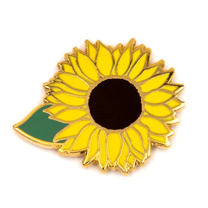 Sunflower Nature Enamel Pin for wholesale by These Are Things