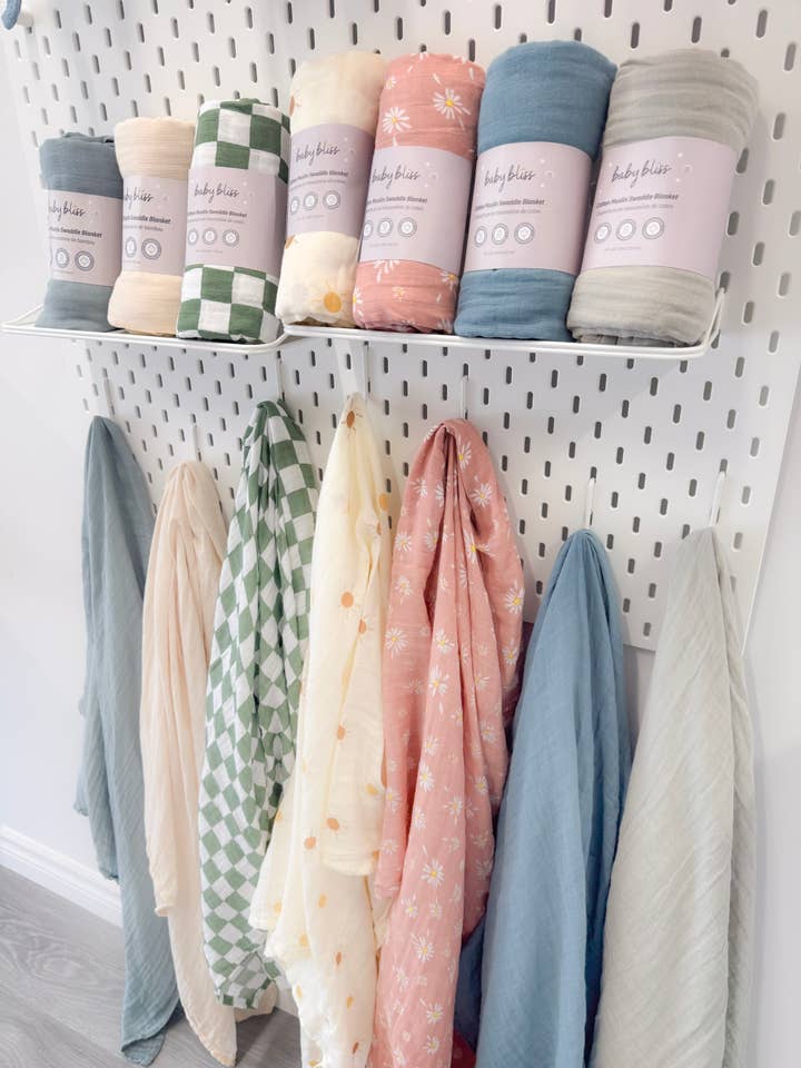 Baby Bliss - Wholesale Swaddle – Baby - Baby Muslin Cotton Swaddle Blanket - Large6