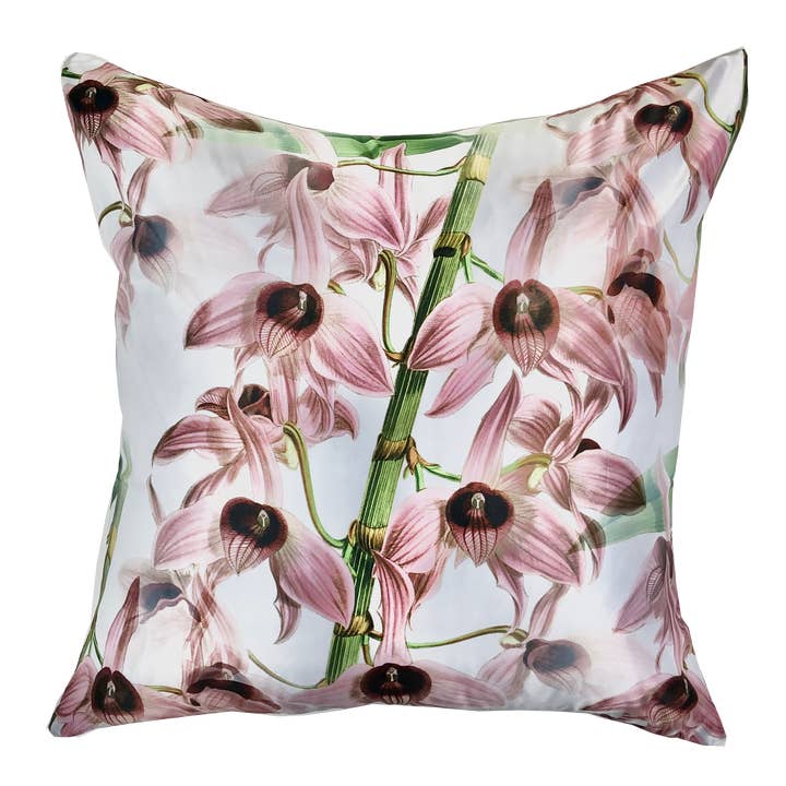 Orchid Dendrobium Microphyllus Pillow ACA-020 for wholesale by Poetry Lane
