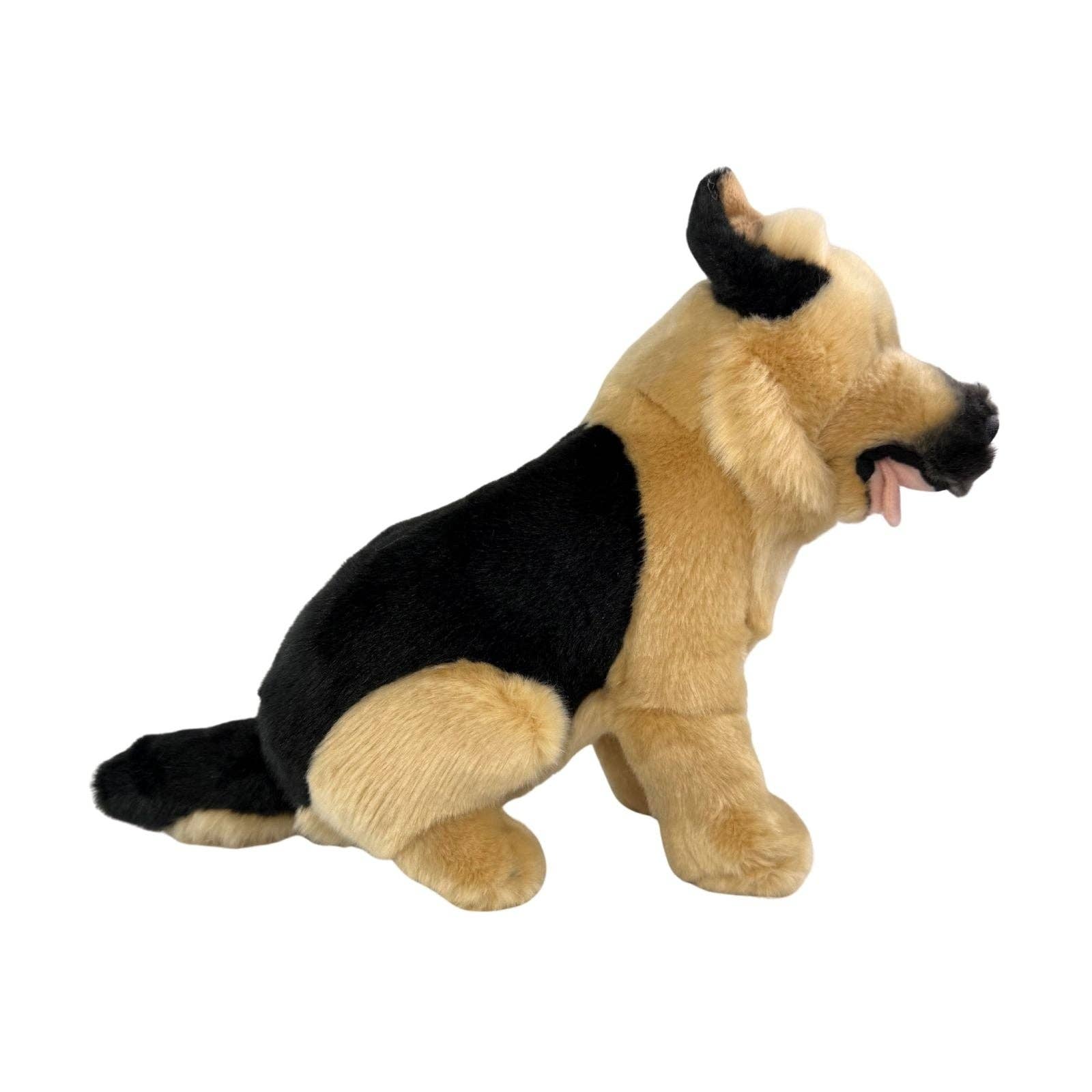 Bocchetta Plush Toys - Vendita all'ingrosso Peluche - Bambini e neonati - Sargeant - Pastore Tedesco - 30 cm seduto2