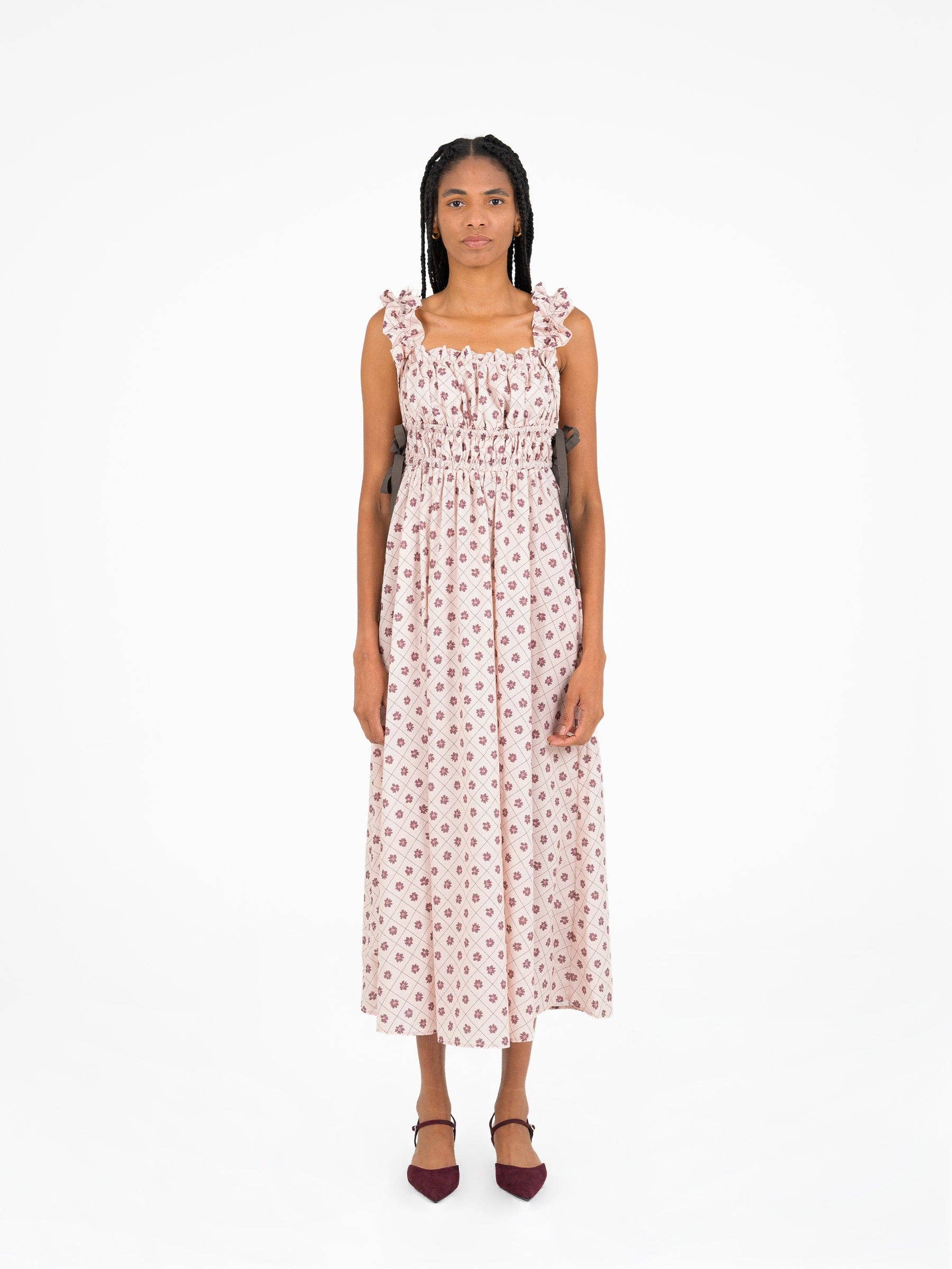CARMEN SAYS - Wholesale Dress - Women's - Selena Pink Floral Print Maxi Dress2