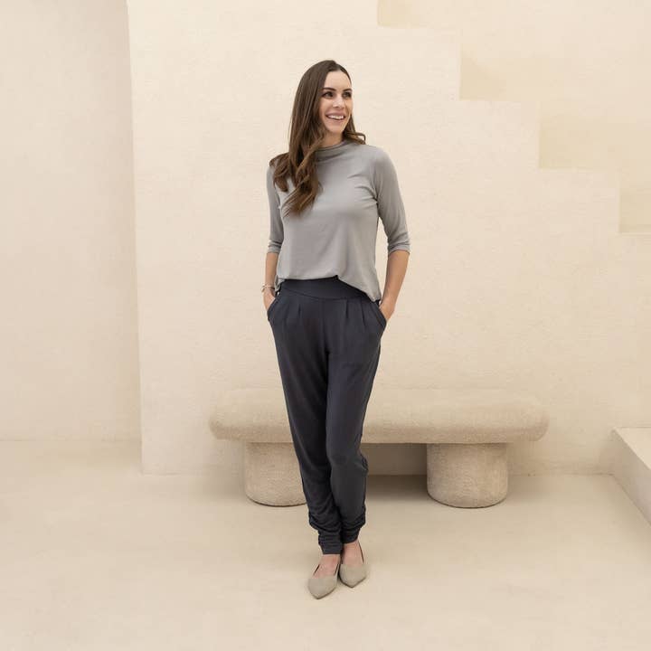 Encircled - Wholesale Knit Top - Women's - The Going Places Bracelet Sleeve Mock Neck3