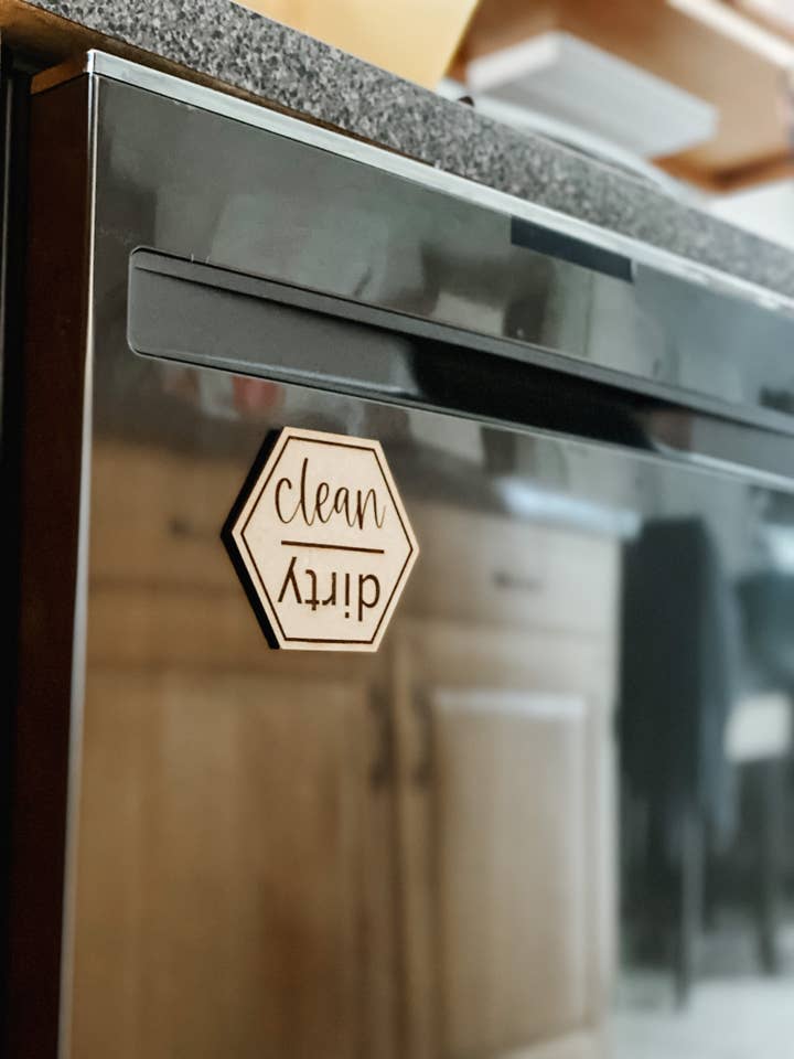 Magnete per lavastoviglie pulito/sporco per la vendita all'ingrosso da parte di AB Handmade Home Decor