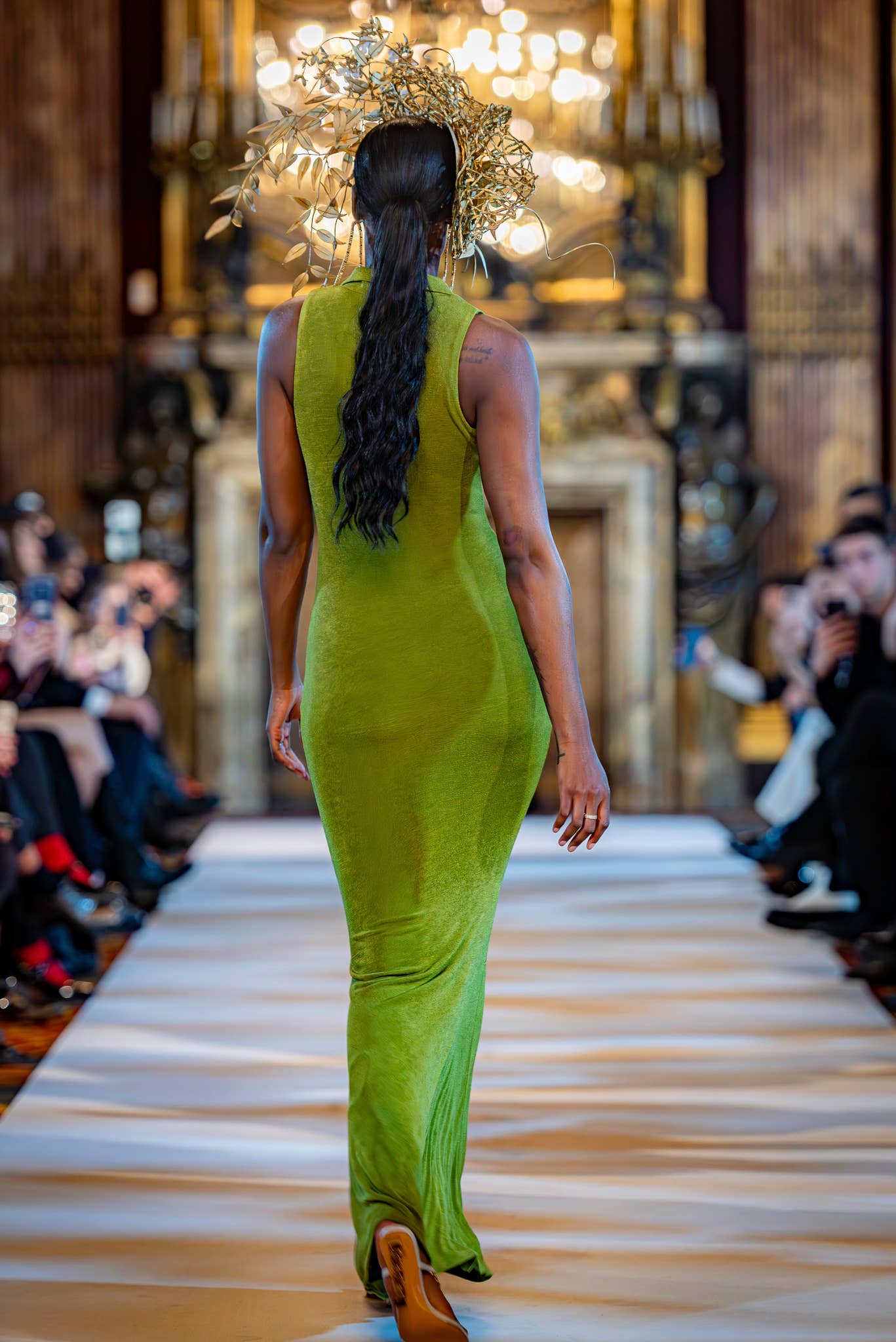 crimson green Bisa Dress  for wholesale on Faire2