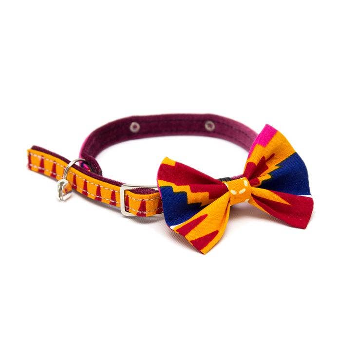 Dakar Cat Bow Tie for wholesale by Hiro + Wolf