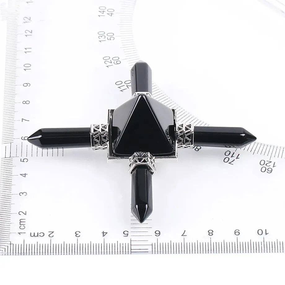 Souls of Energy LLC - Wholesale Spiritual Stone/Crystal - Healing Balance Pyramid Natural Gem Stone Energy Generator - Pink1