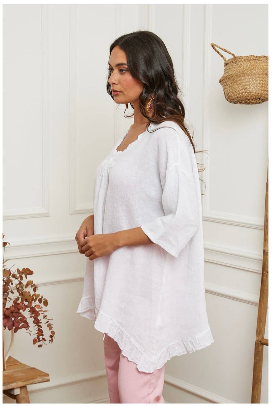 LÉA & LUC - Wholesale Tunic - Women's - 100% Linen Tunic REF.1076843