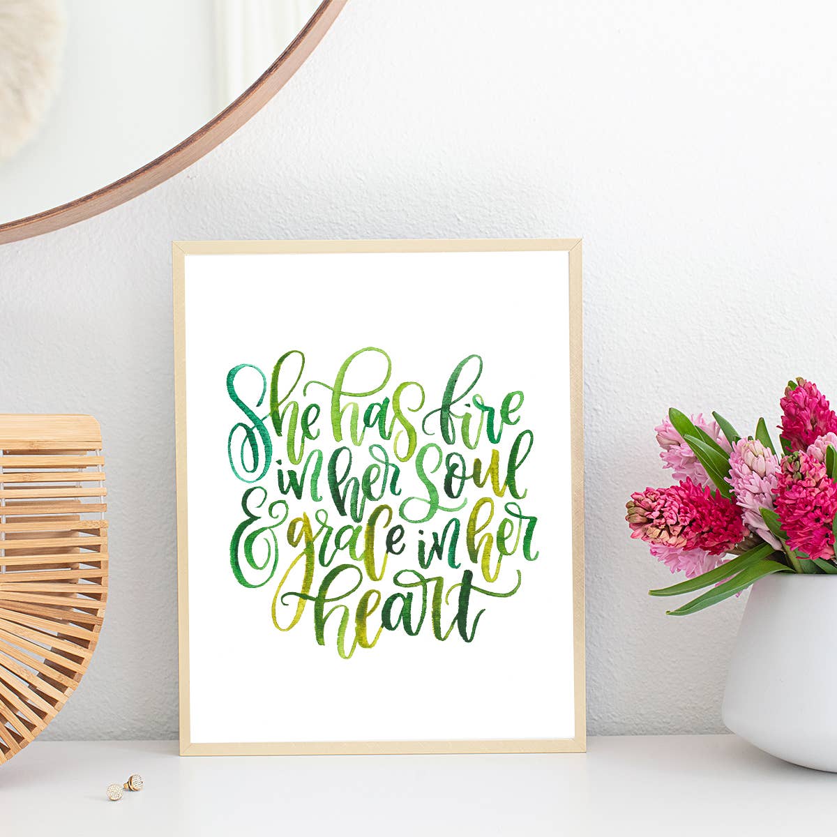 Selena Ashley Designs - Wholesale Art Print - She Has Fire1