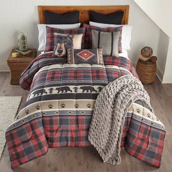 Bear Mirage Cotton Quilt Faire Com Bear Mirage Cotton Quilt Faire Com, Donna Sharp Bear Mirage Bedding Collection Quilt