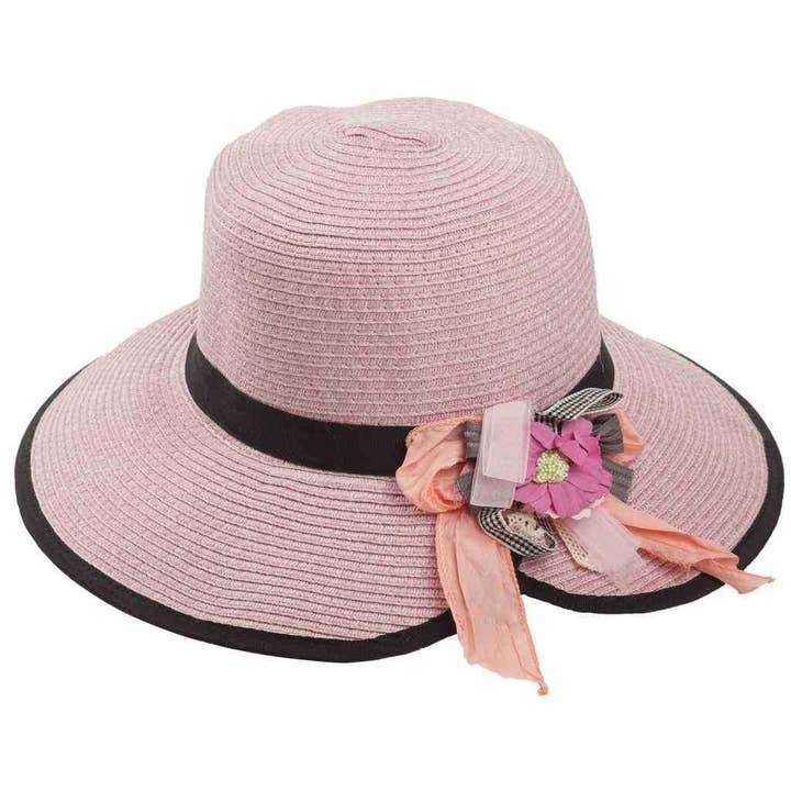 Sombrero sra con adorno elegante para venta al por mayor de Creaciones Meng