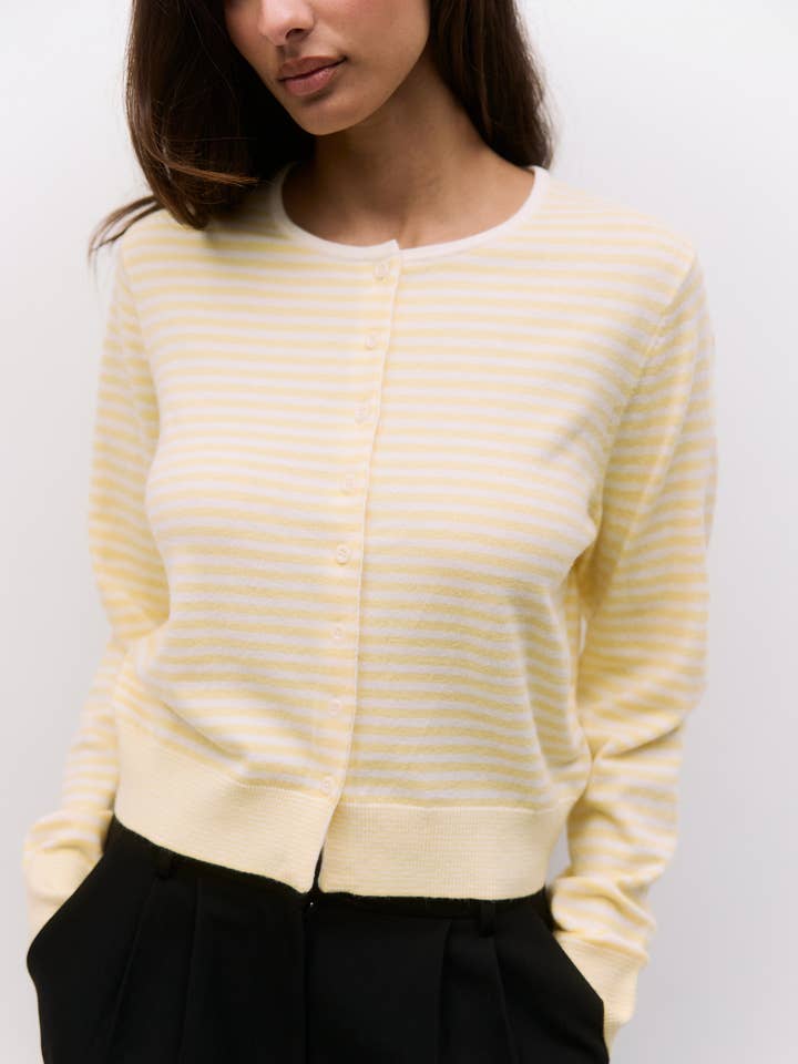 MOD REF - Wholesale Cardigan - Women's - The Montana Cardigan | Striped Button-Down Cardigan25