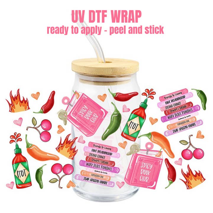 One Stop Cups - Wholesale Sticker - UV DTF CUP WRAP F #407